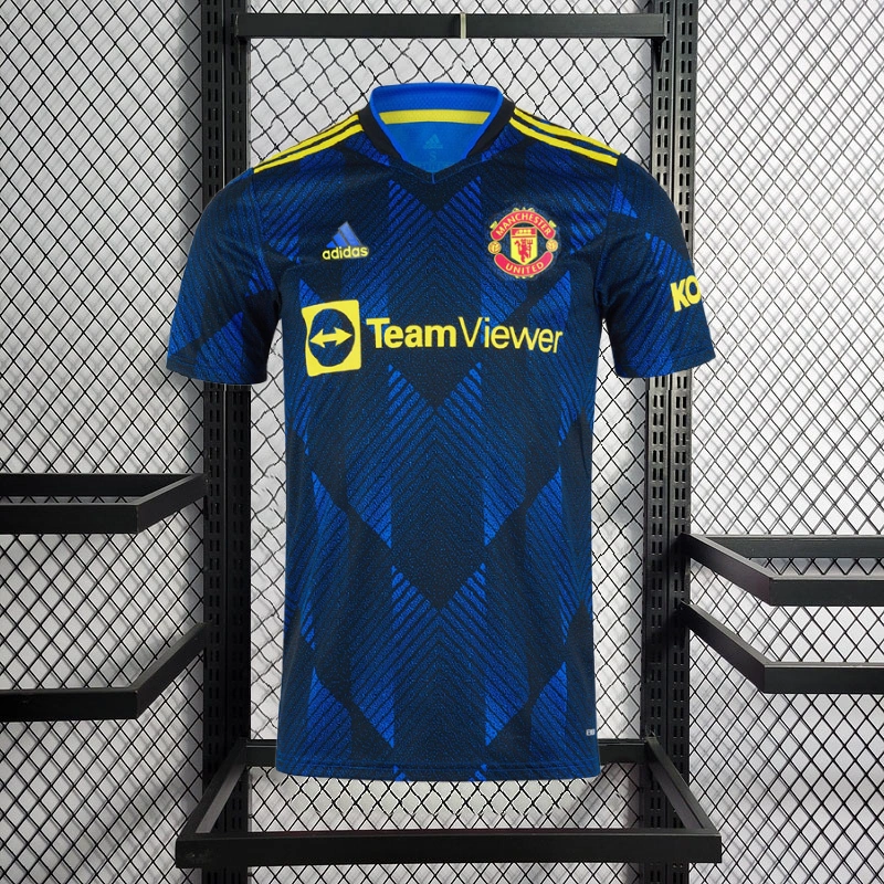 Retro Player 2021-22 Manchester United 2 away Football jersey Retro