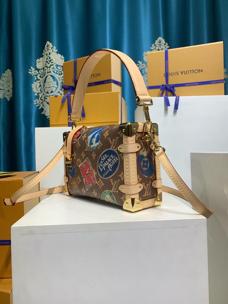 Louis Vuitton MM Monogram Side Trunk