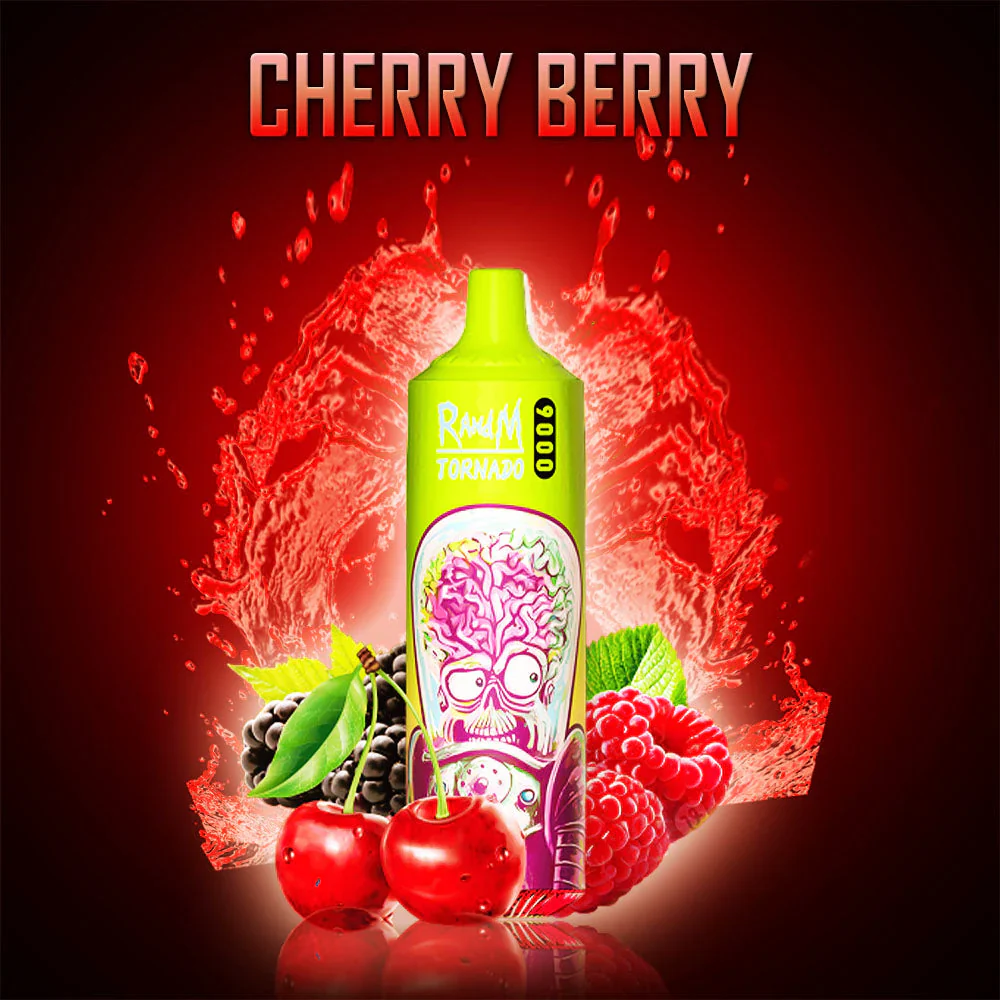 RANDM TORNADO 9000 PUFFS - Cherry Berry