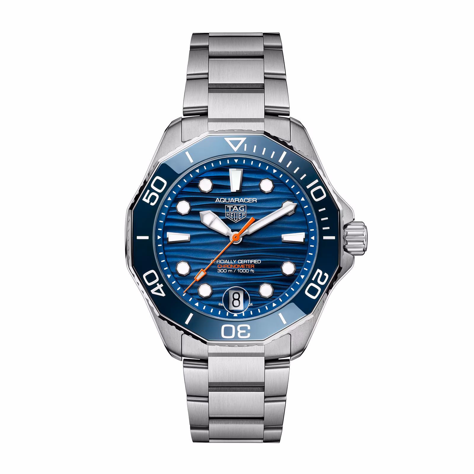 TAG Heuer Aquaracer Professional 300 Date 42mm Mens Watch Blue WBP5111.BA0013