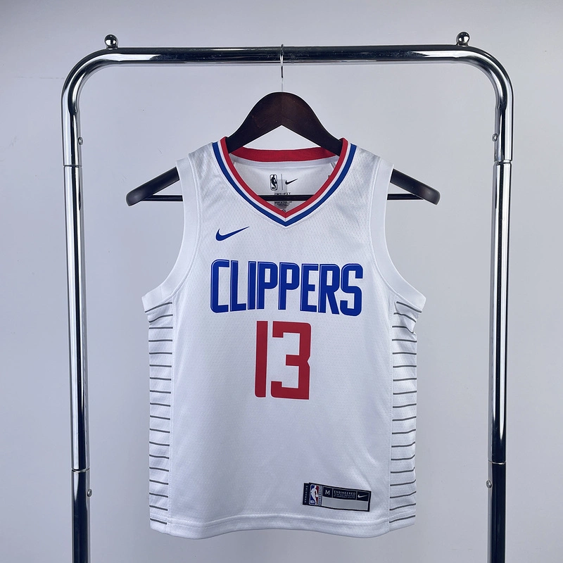 2023 NBA LA Clippers kids 13 GEORGE Basketball Jersey