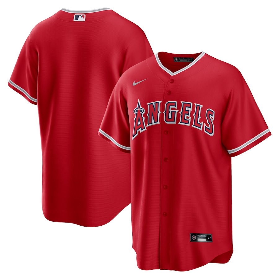 Los Angeles Angels Alternate Team Jersey Red