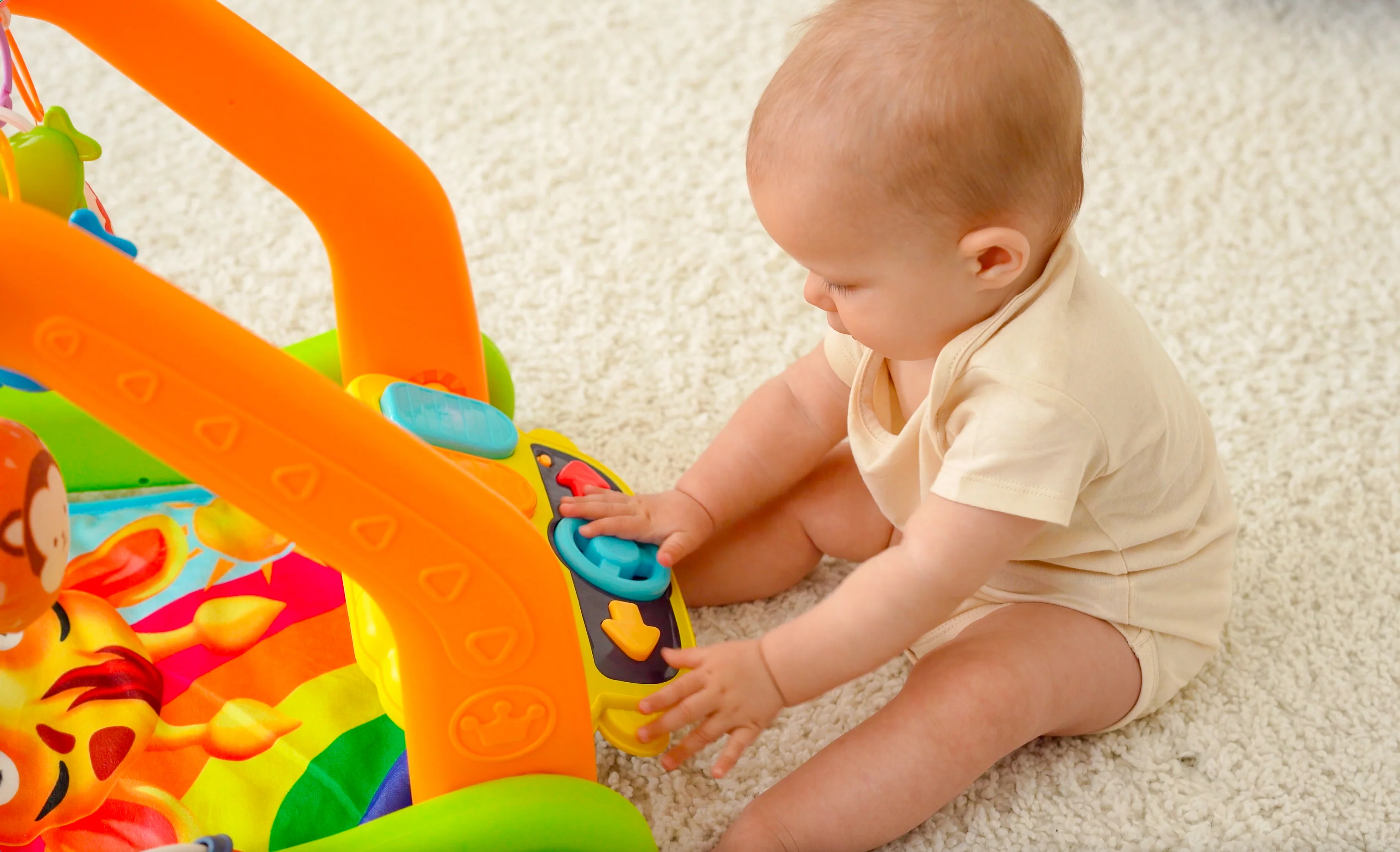 4-in-1 Baby Play Mat & Activity Center Gym