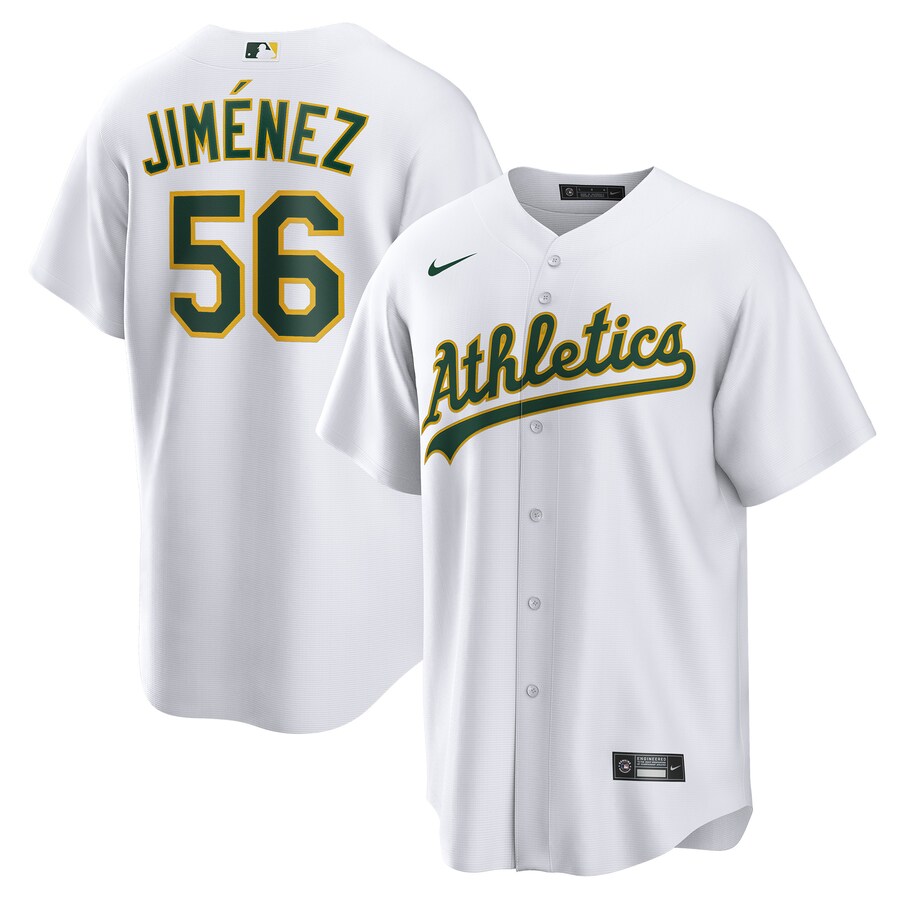 Dany Jimenez Oakland Athletics Home Player Jersey White