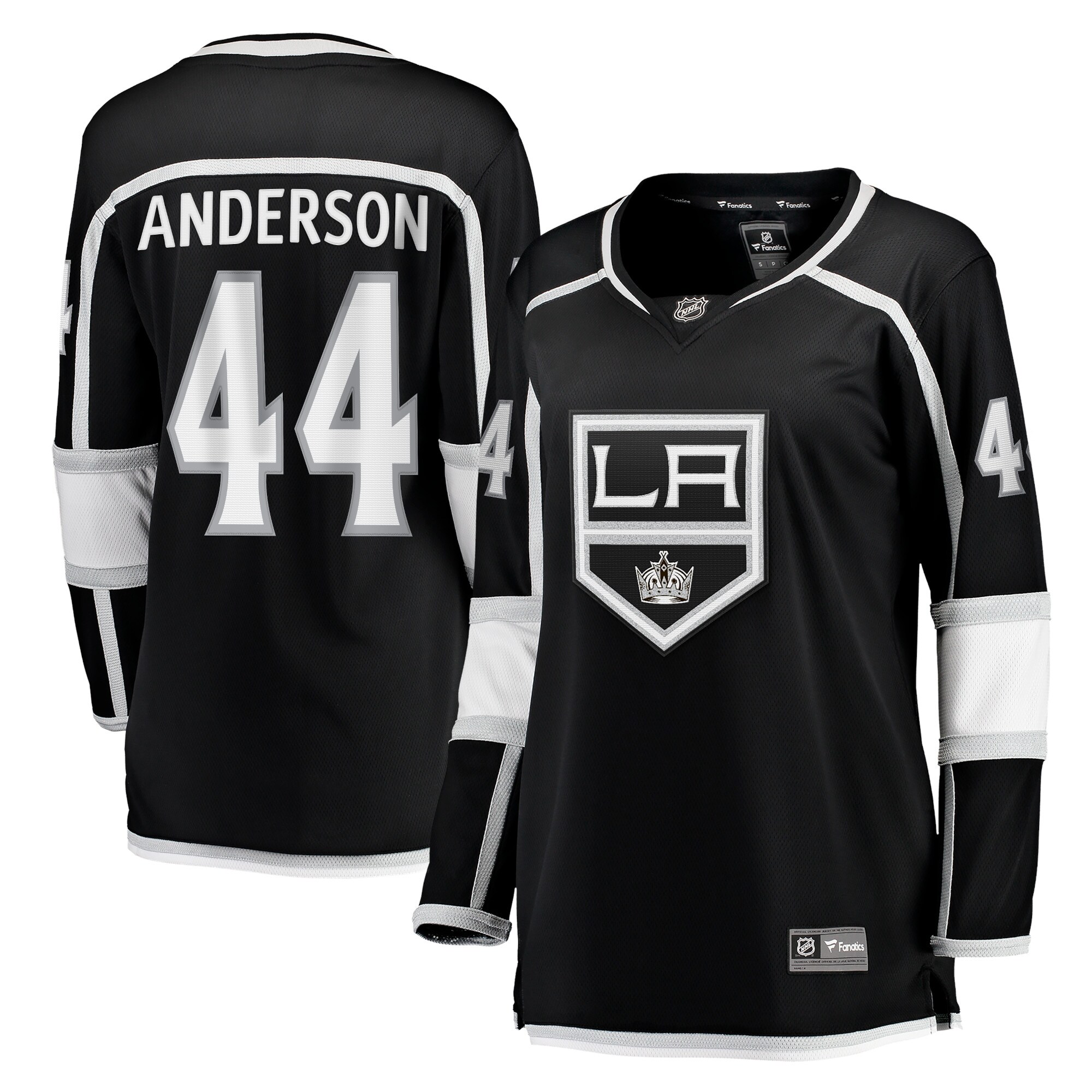 Mikey Anderson Los Angeles Kings Fanatics Women’s Home Breakaway Player Jersey – Black