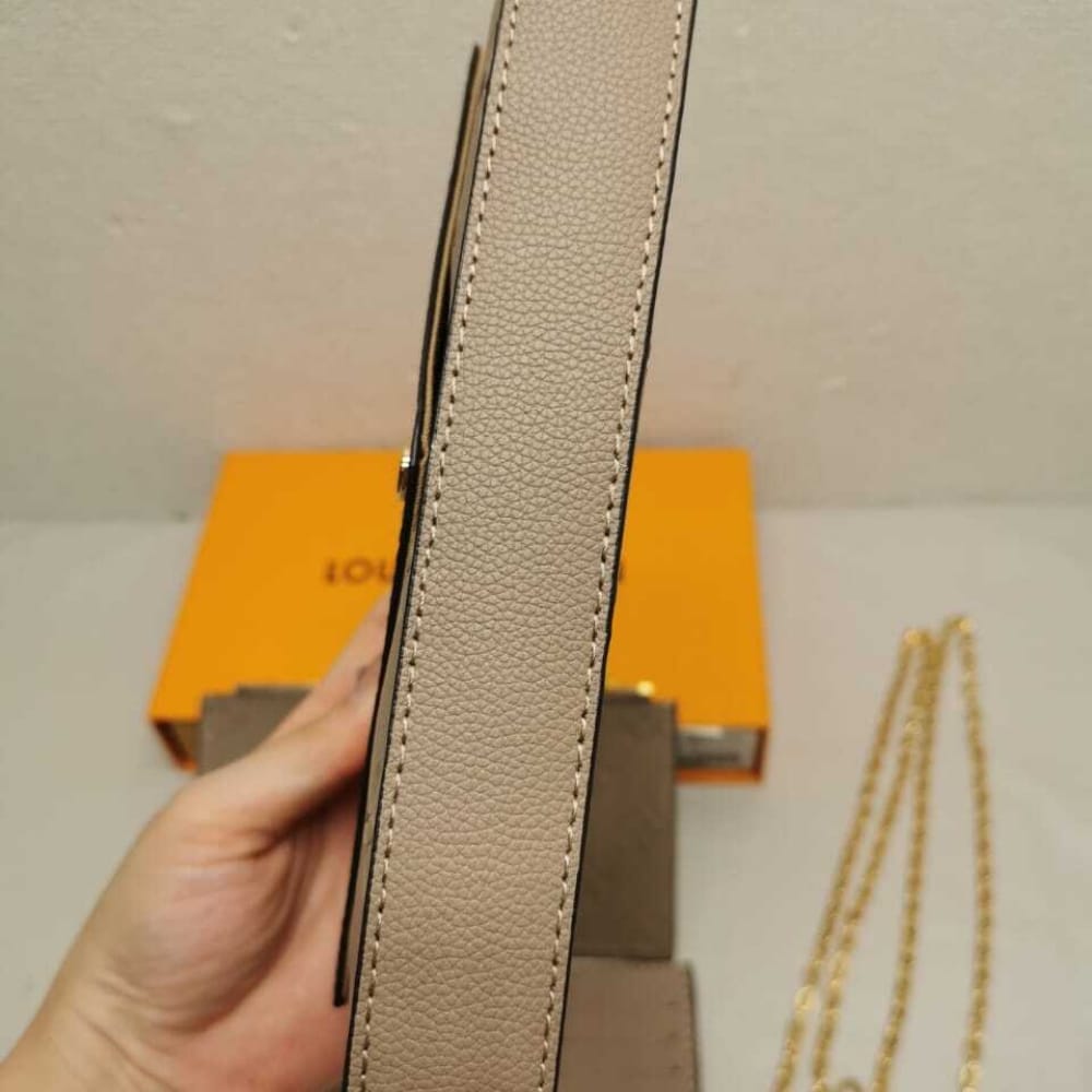 Louis Vuitton Felicie Pochette Monogram Bag Beige 21cm M82609