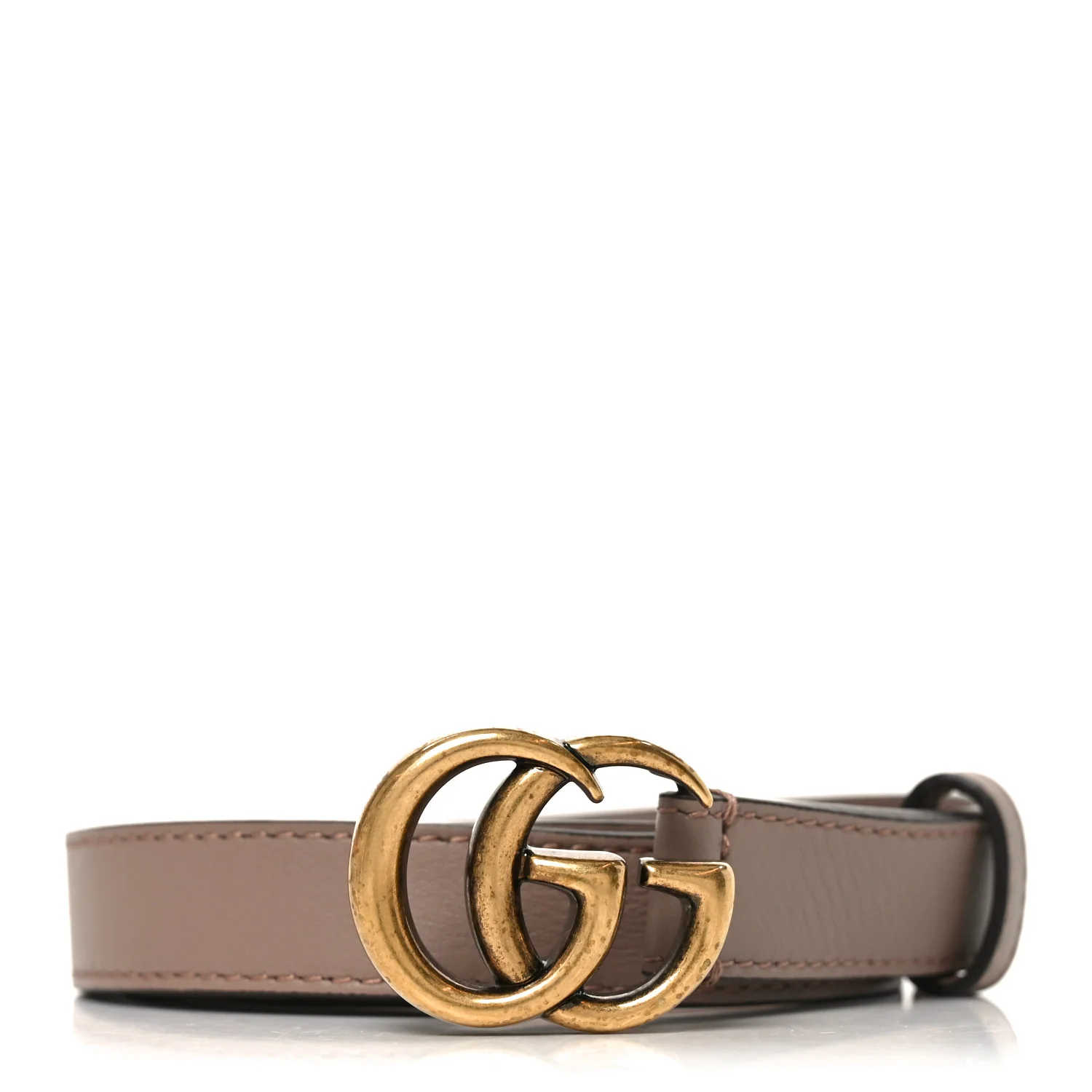 Calfskin Double G 20mm Belt 80 32 Porcelain Rose