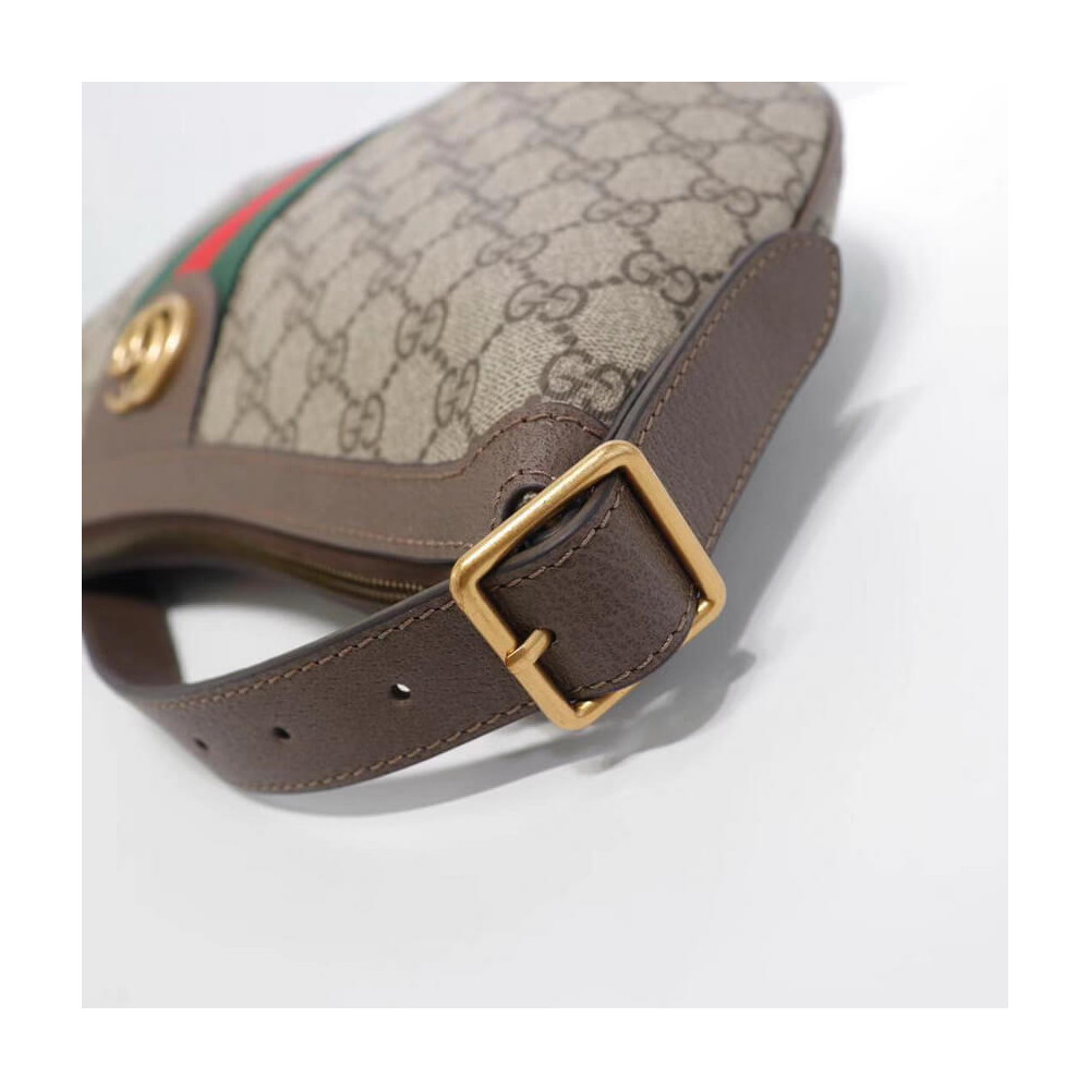 Gucci Ophidia GG Small Shoulder Bag Brown