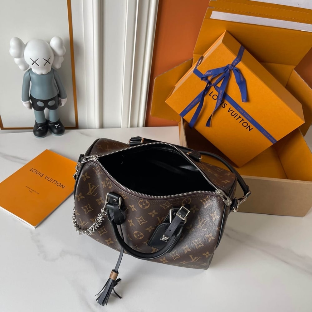 Louis Vuitton Speedy Soft 30 Dark Brown 30Cm M12243