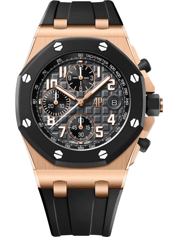 AUDEMARS PIGUET OFFSHORE Pink Gold Anthracite Grey Dial CHRONOGRAPH 42mm