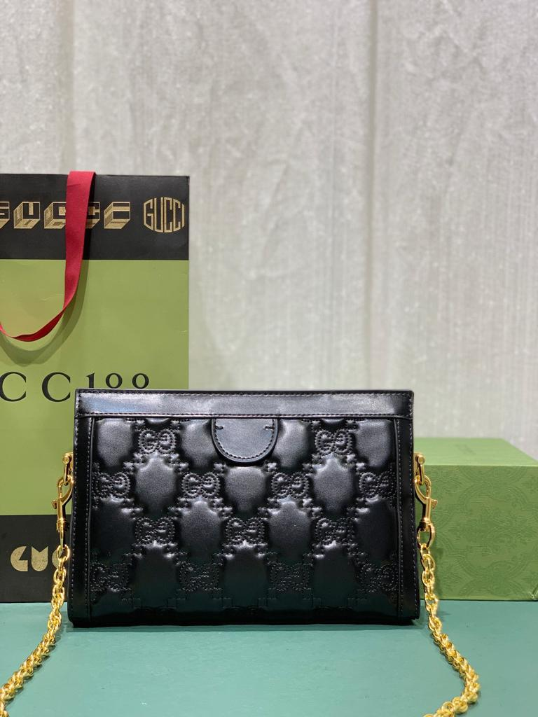 Gucci GG Matelassé Small Shoulder Bag 26cm