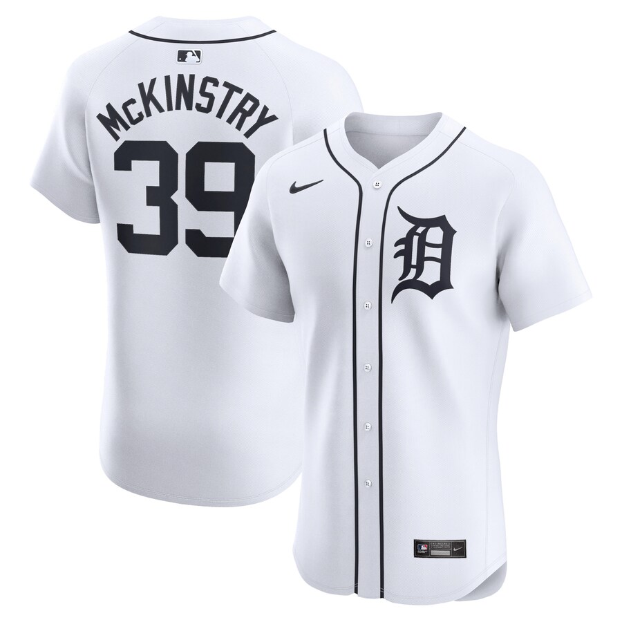 Zach McKinstry Detroit Tigers Home Elite Player Jersey White
