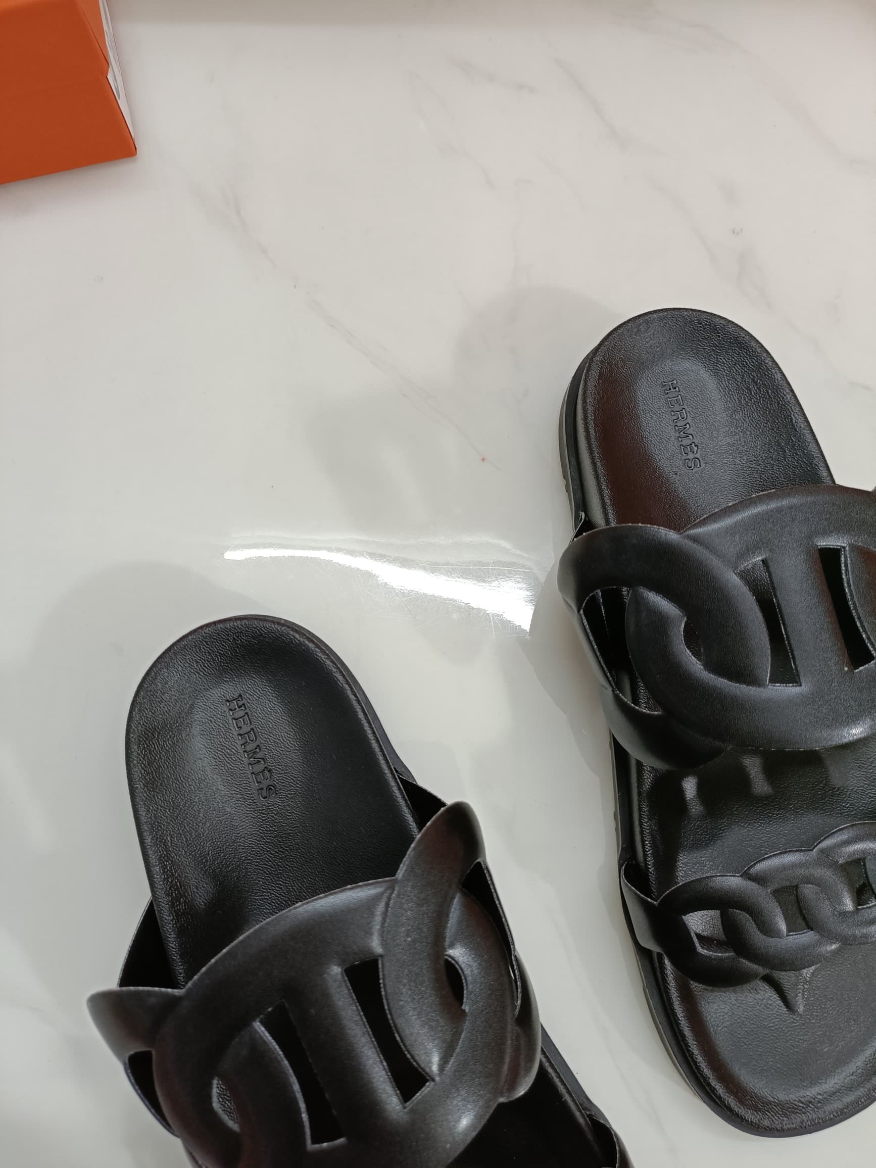 Hermes Extra Sandal Black H222302Z 02350