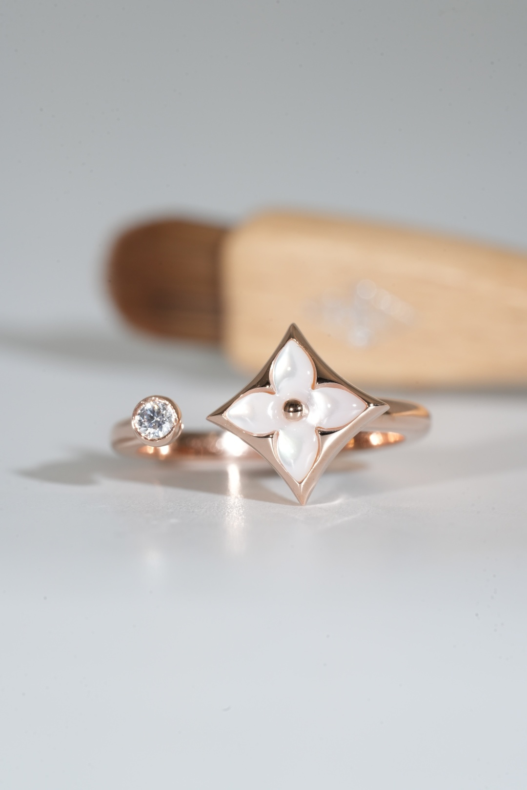 Louis Vuitton Mother-of-Pearl Open Ring