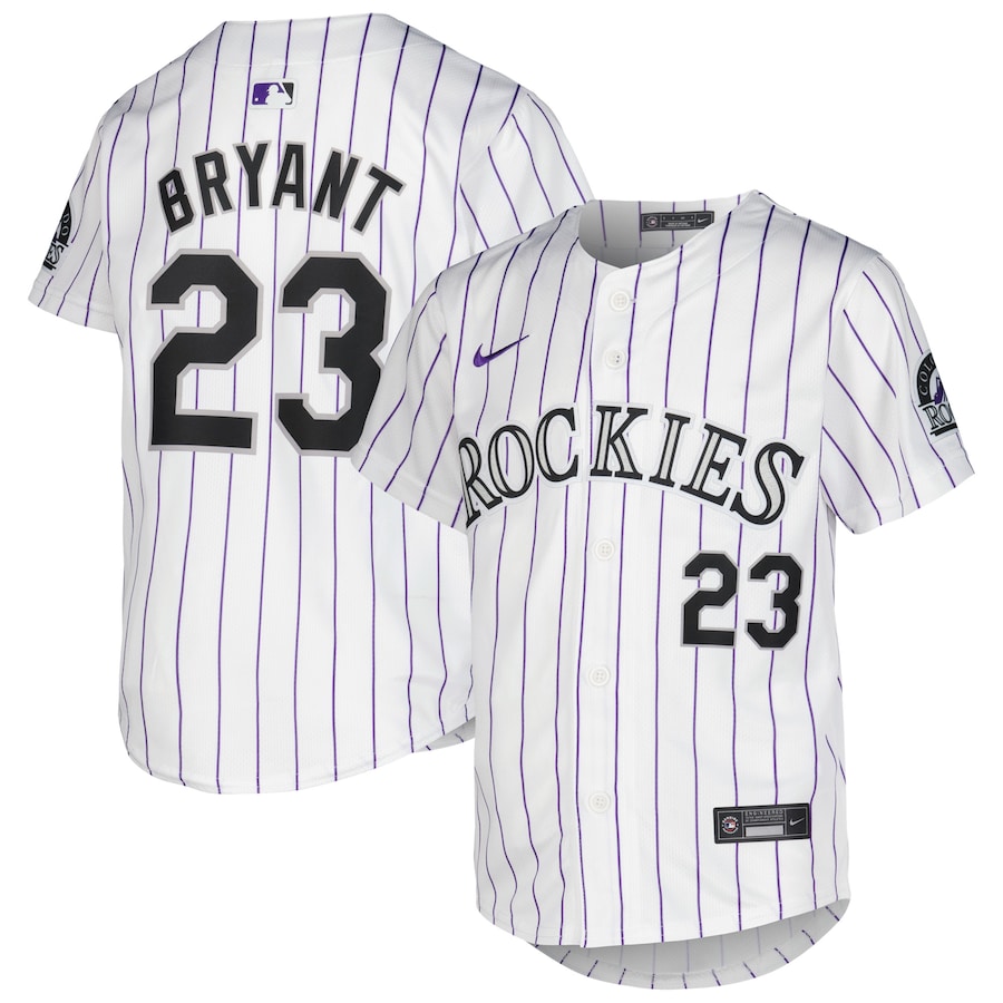 Kris Bryant Colorado Rockies Youth Home Limited Player Jersey White