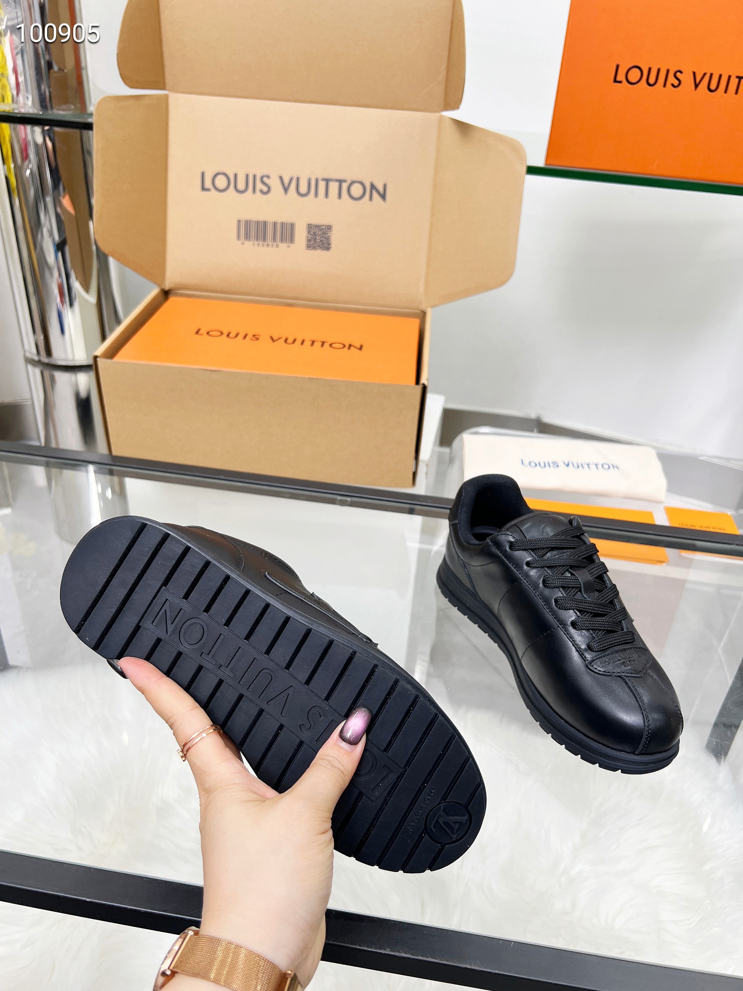 Louis Vuitton LV Trainer Triple Black Sneakers – Women’s Shoes