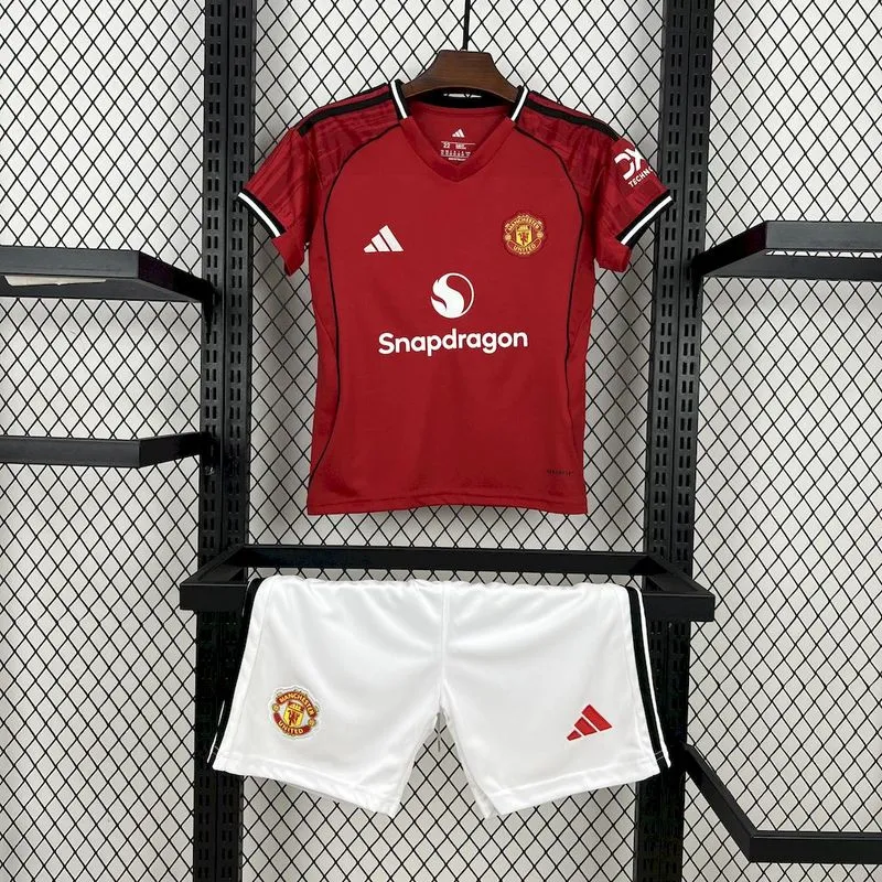 2025-26 Manchester United Kids Football jersey