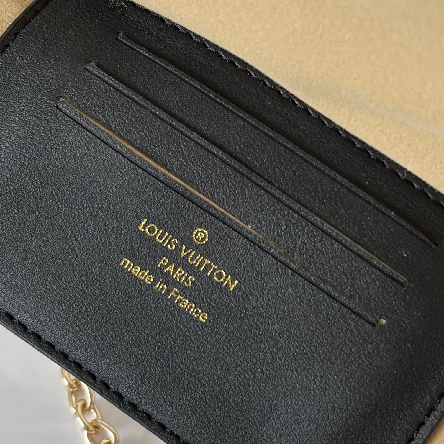 Louis Vuitton Wallet On Chain Ivy Monogram Canvas Dune 23Cm M83091