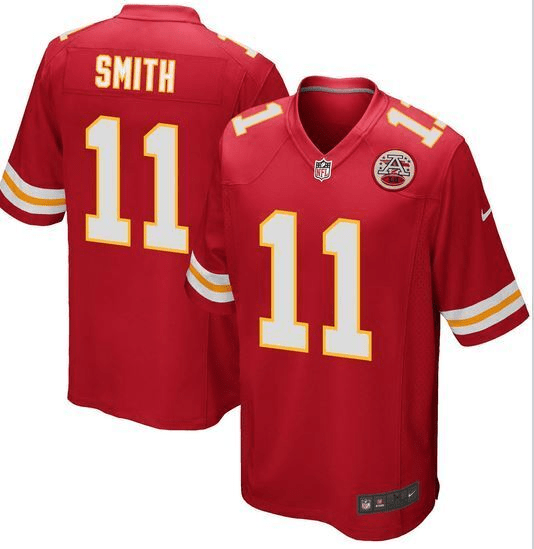Alex Smith Kansas City Chiefs Men's  Jersey - Red