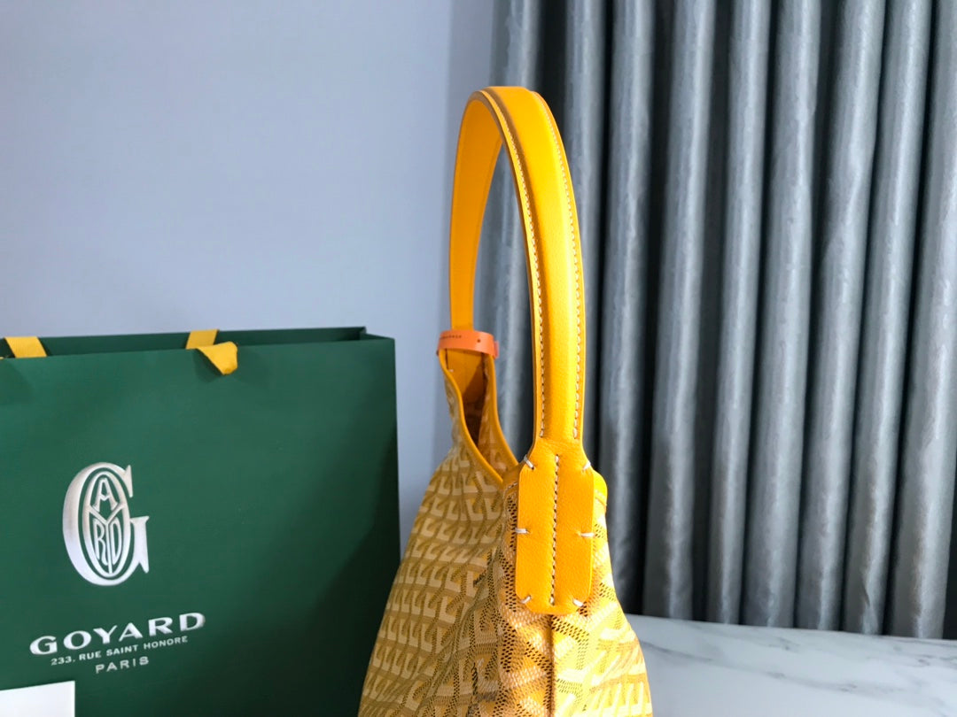 Goyard Hobo Boheme 42Cm Yellow Canvas