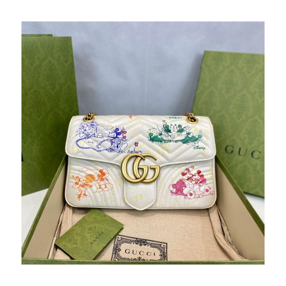 Disney x Gucci GG Marmont Medium Shoulder Bag 31cm