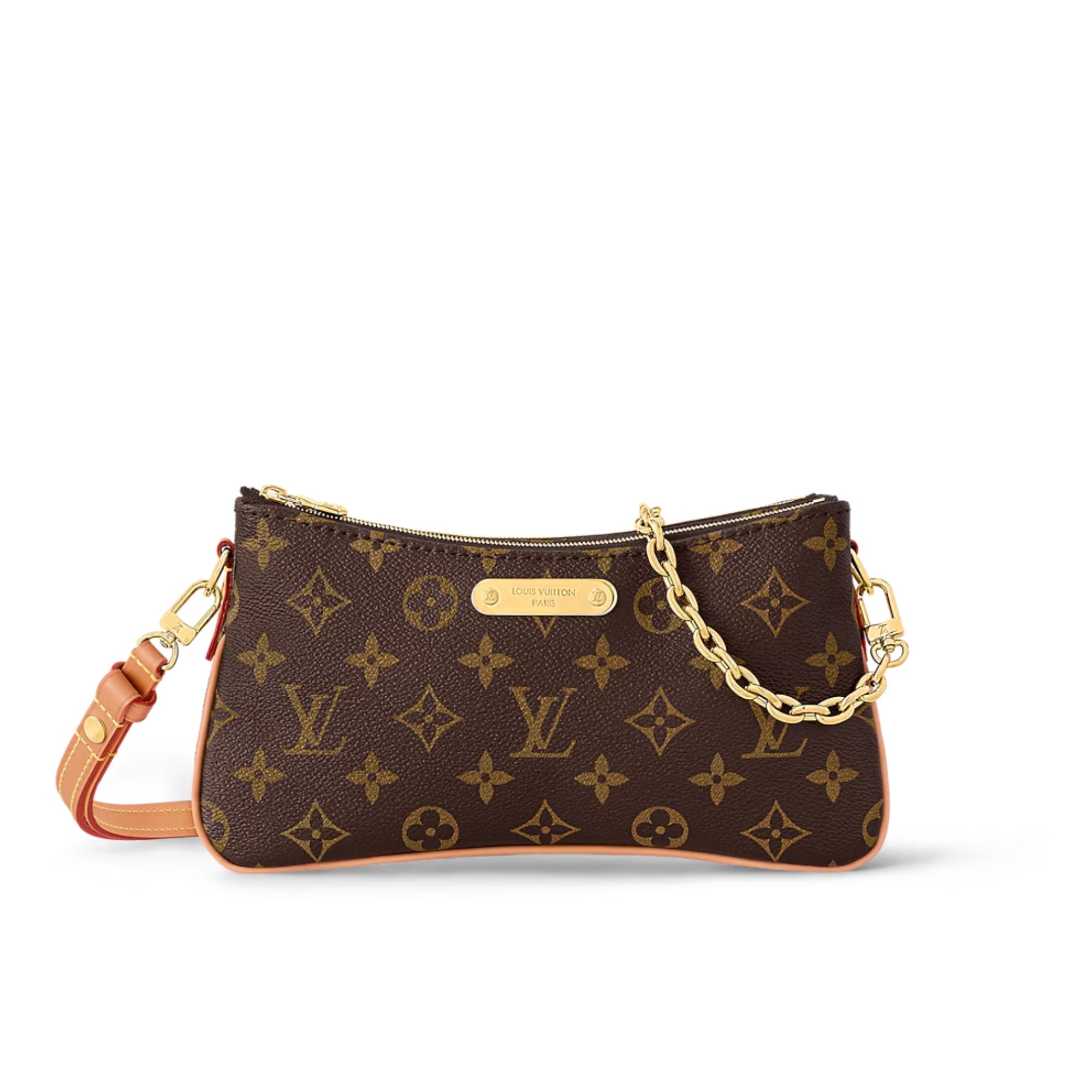 Louis Vuitton Liv Pochette Monogram Canvas Handbags M83008 24.5cm/ 9.6in