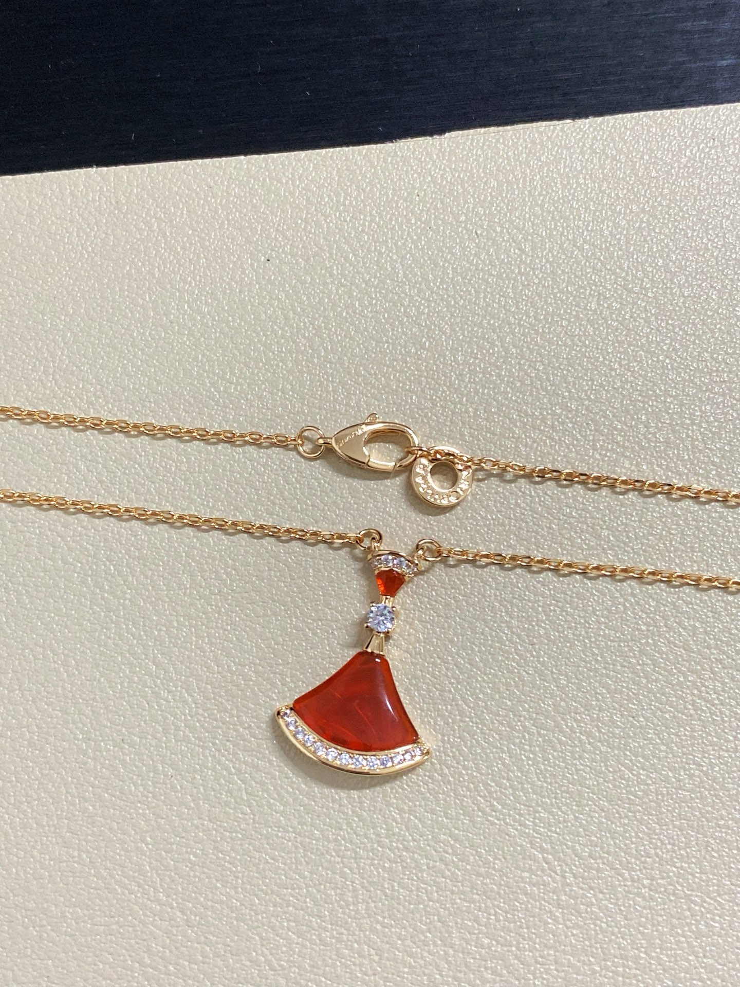Bulgari 358365 Divas' Dream Necklace Carnelian Red 41 - 43 cm