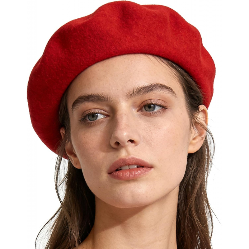 Women's French Beret Hat Solid Artist Hat