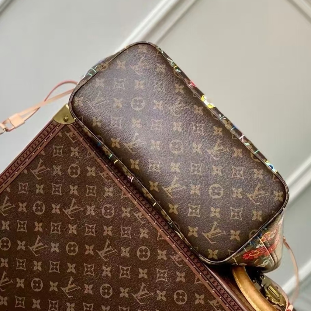 Louis Vuitton X Takashi Murakami Neverfull MM Superflat Brown 32cm M13271
