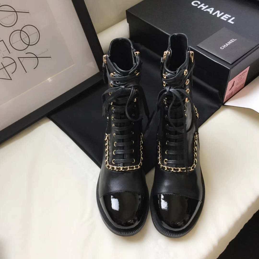 Chanel Women’S Botas Para Mujer Black