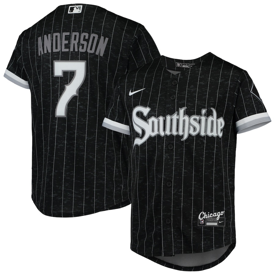 Tim Anderson Chicago White Sox Youth City Connect Player Jersey Black
