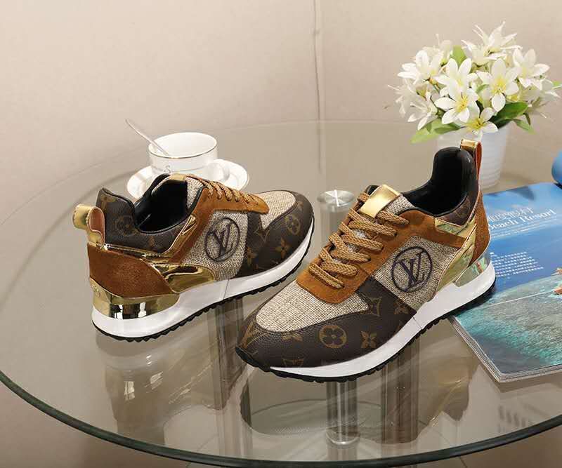 Louis Vuitton Lv Run Away Marathon Running Sneaker Brown