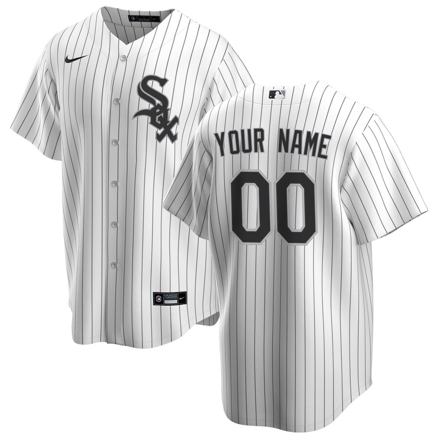 Chicago White Sox Youth Home Custom Jersey White