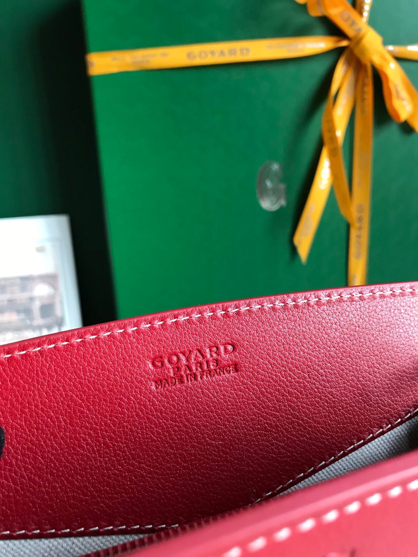 Goyard Rouette Structuré Mini Bag 21 Cm Classic Red Goyardine Canvas And Calfskin