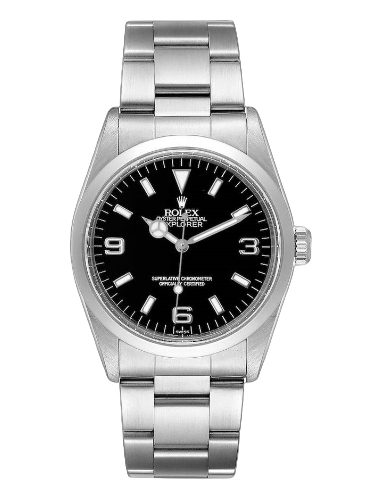 【Super Clone】Rolex Explorer SRL156 14270 Stainless Steel Black Dial 36MM Mens Replica Watch