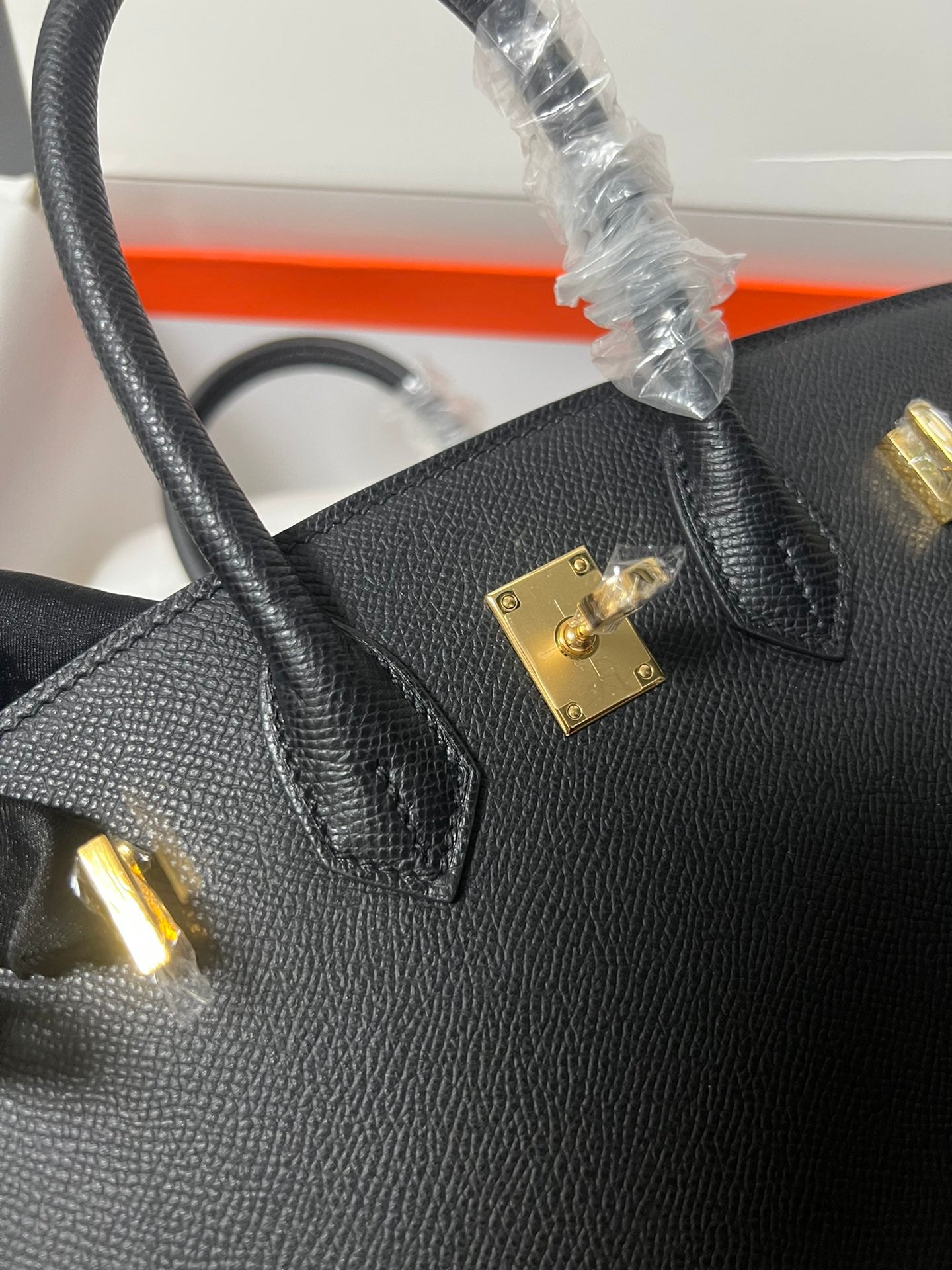Hermes Birkin Sellier Black Epsom Leather Gold Hardware