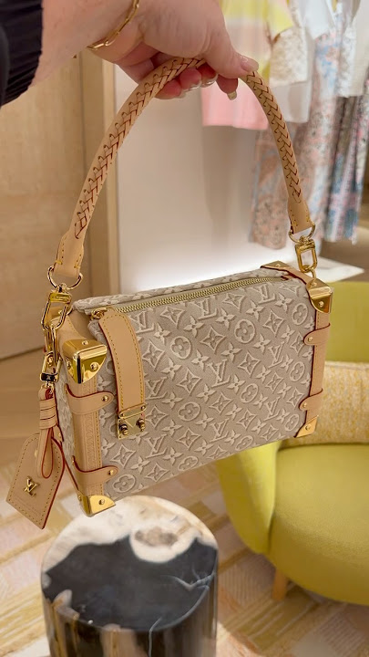 Louis Vuitton Side Trunk MM Monogram Emblème Peuplier Motif 23.5cm M2A145
