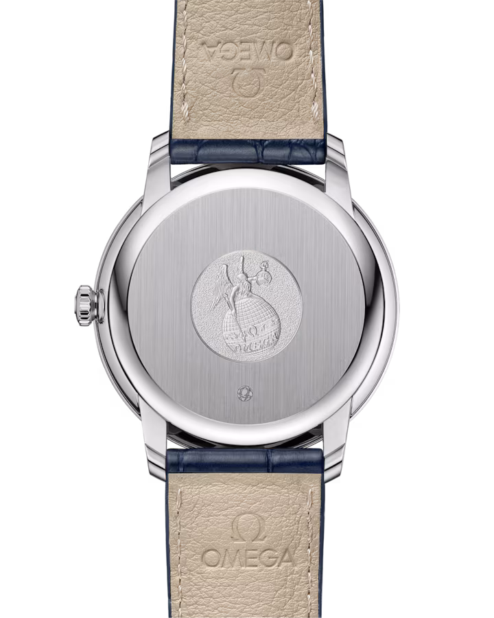 Omega De Ville Prestige 39.5 mm Blue Dial Stainless Steel Strap 424.13.40.20.03.004