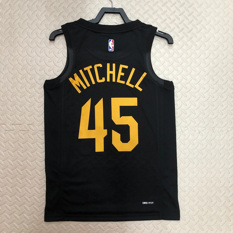 2023 NBA Cleveland Cavaliers 45 MITCHELL Basketball Jersey