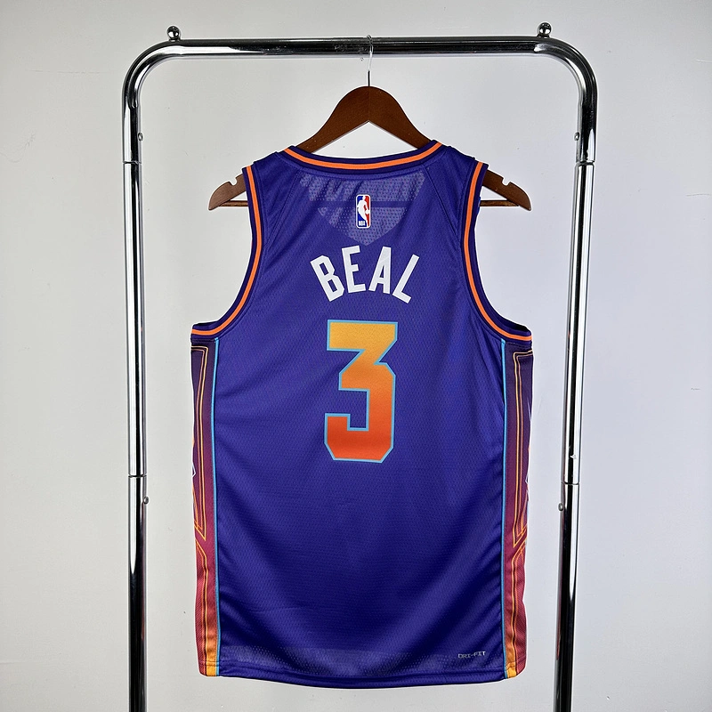 2024 NBA Phoenix Suns 3 BEAL Basketball Jersey