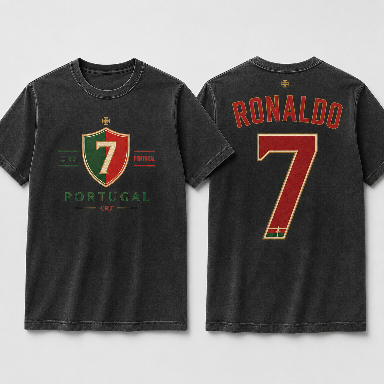 Cristiano Ronaldo Number Pure Cotton T-Shirt – Limited-Time Offer