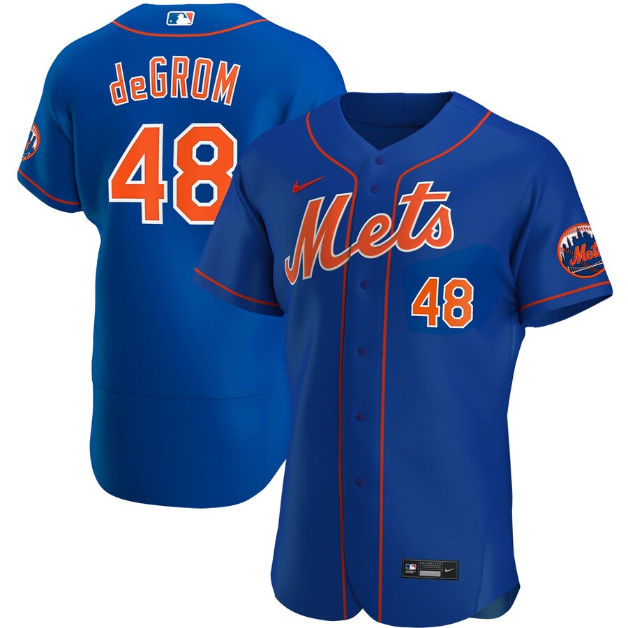 Jacob deGrom New York Mets Alternate Player Jersey Royal