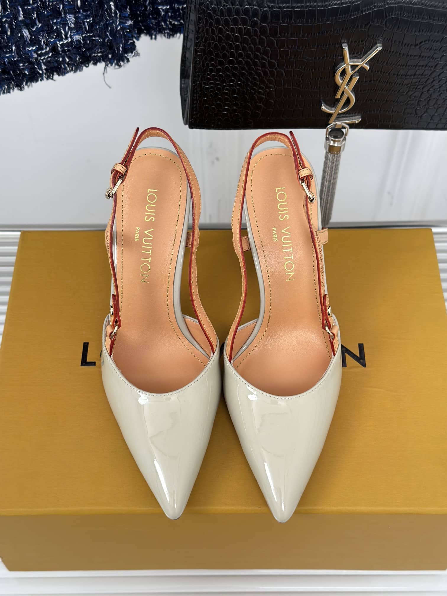 Louis Vuitton Blossom Slingback Pump Beige 1Ac8E0