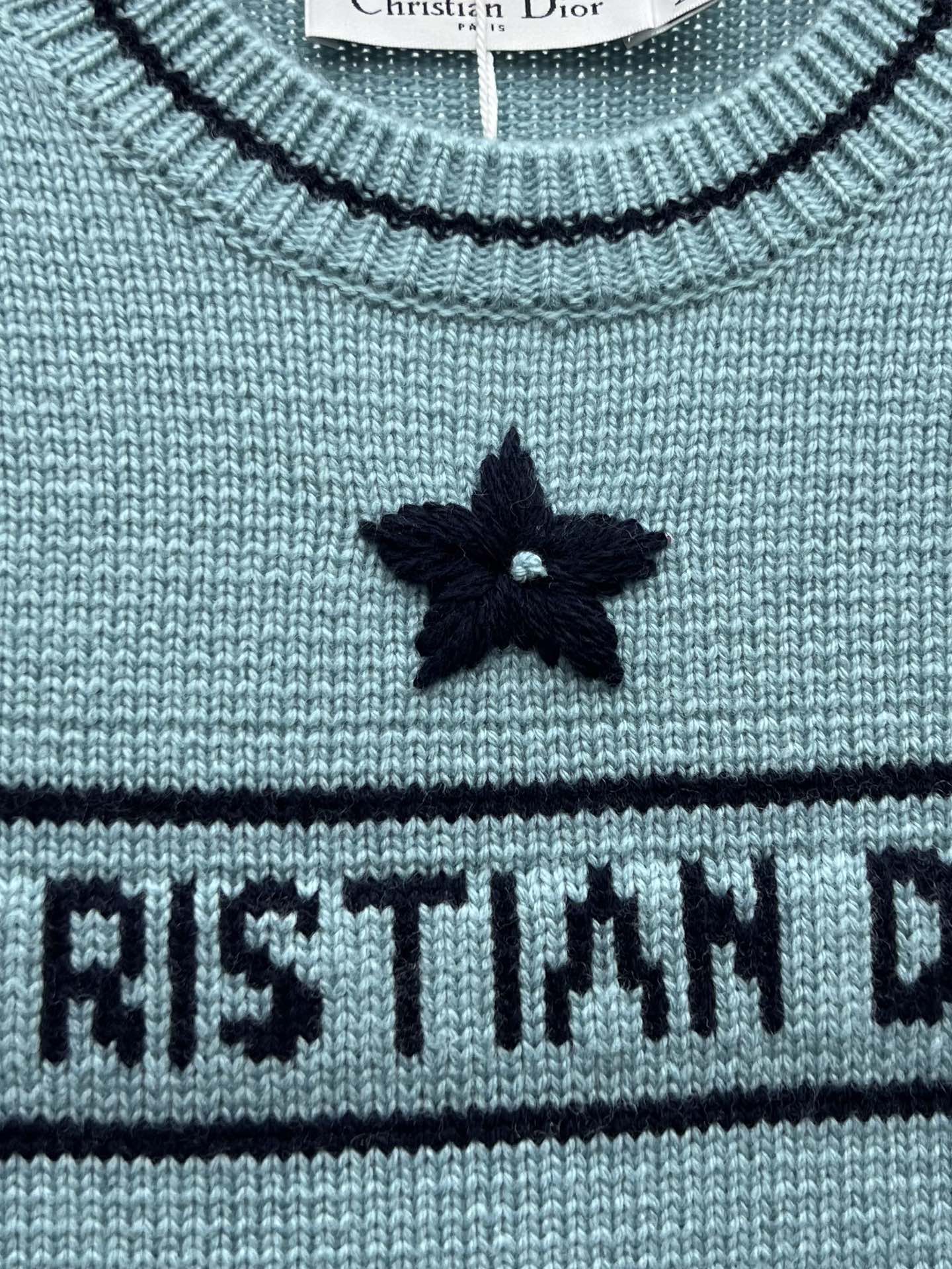 Dior Embroidered Knit Short Sleeve
