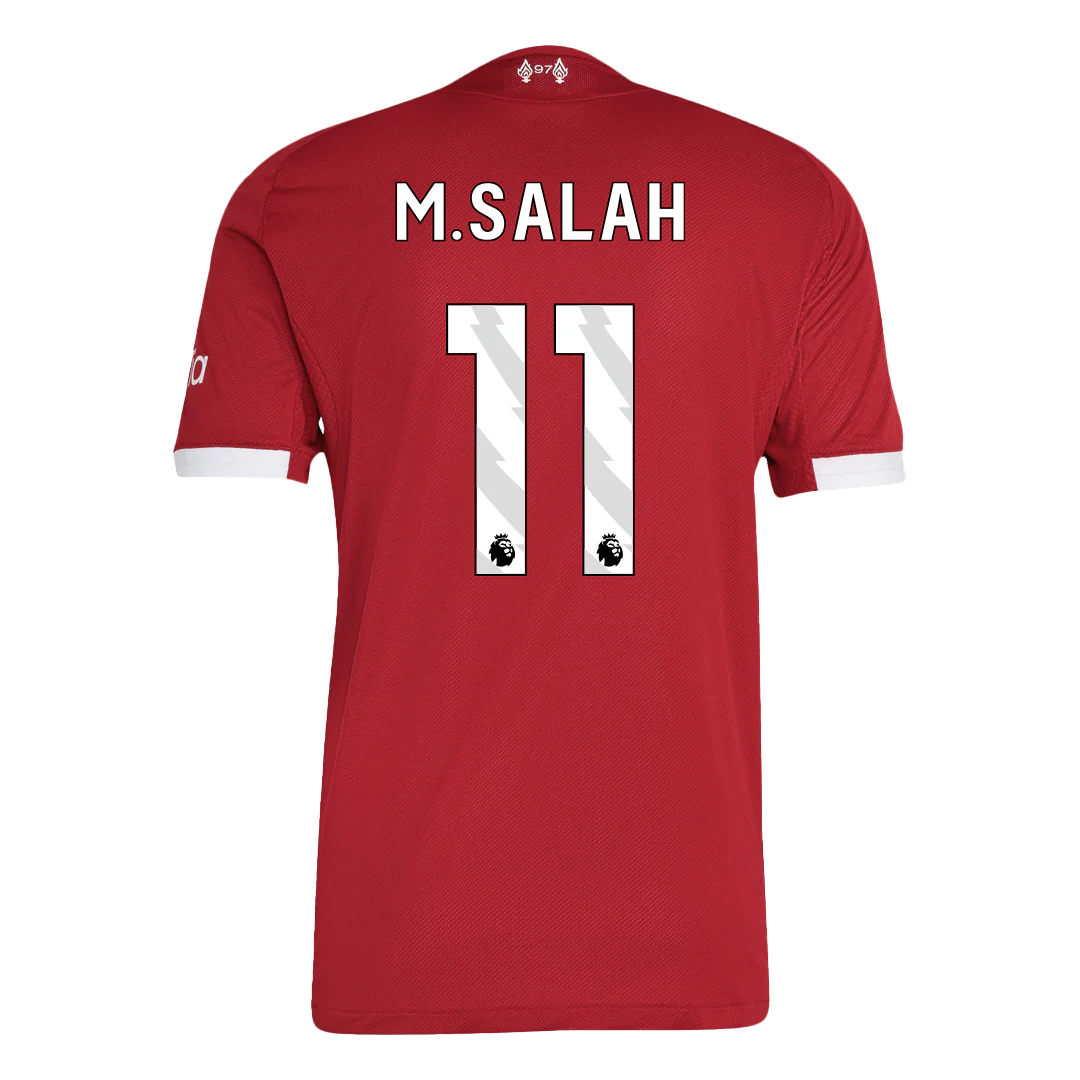 M.SALAH #11 Liverpool Home Player Version Soccer Jersey 2025/26