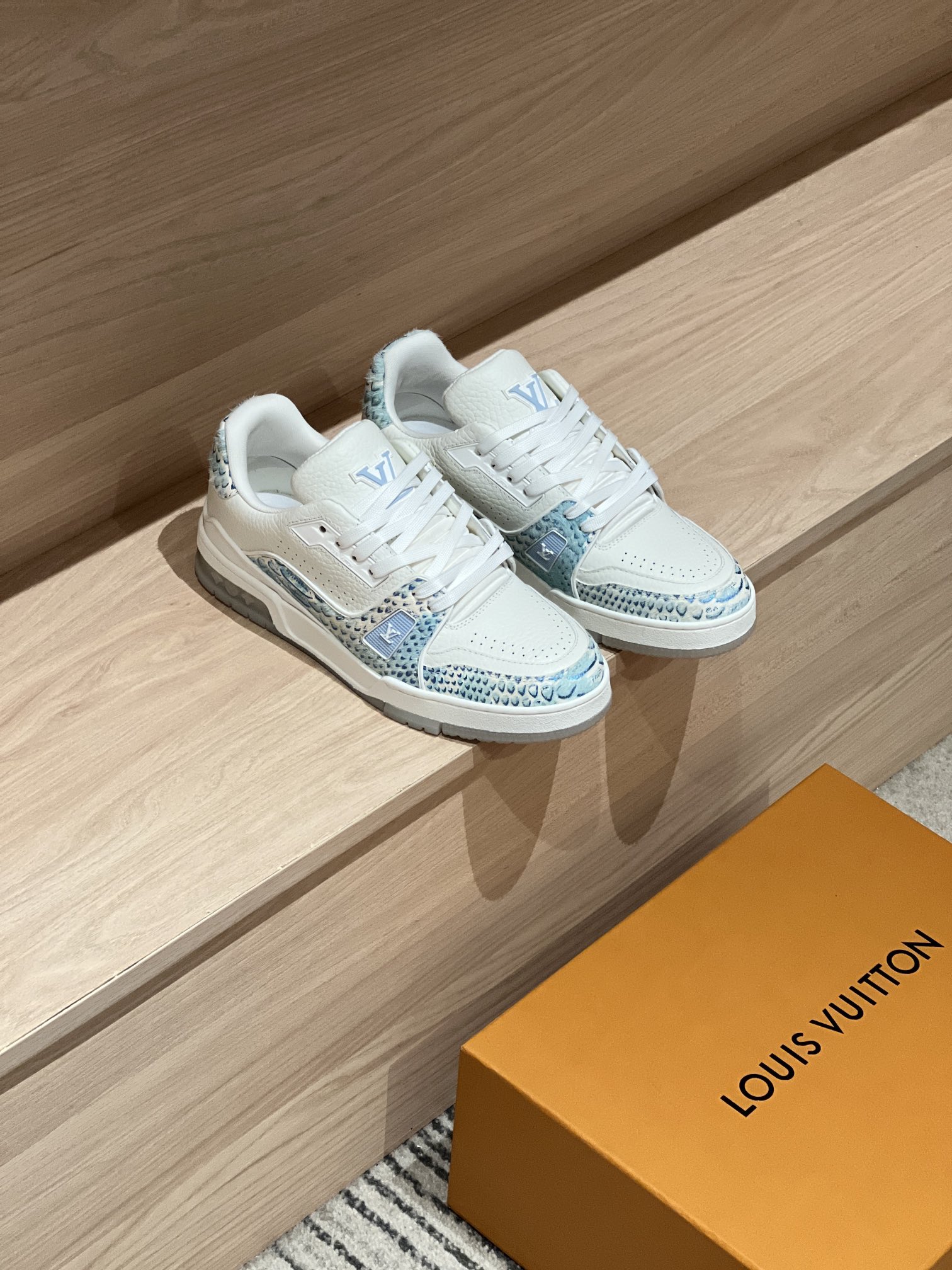 Louis Vuitton Trainer Sneaker Peacock Blue 25FW Fall/Winter New Color