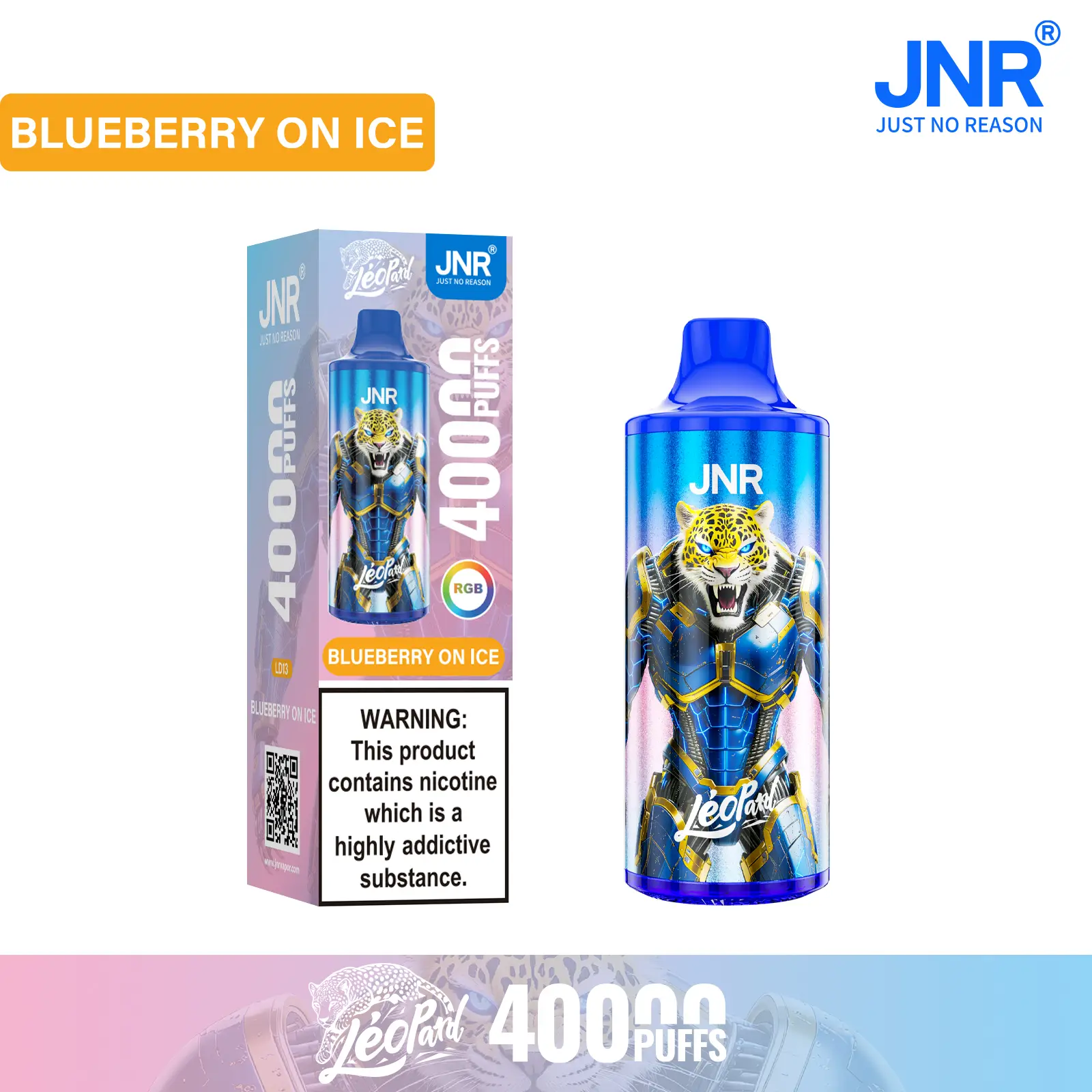 JNR Léopard 40K Puffs Disposable Vape