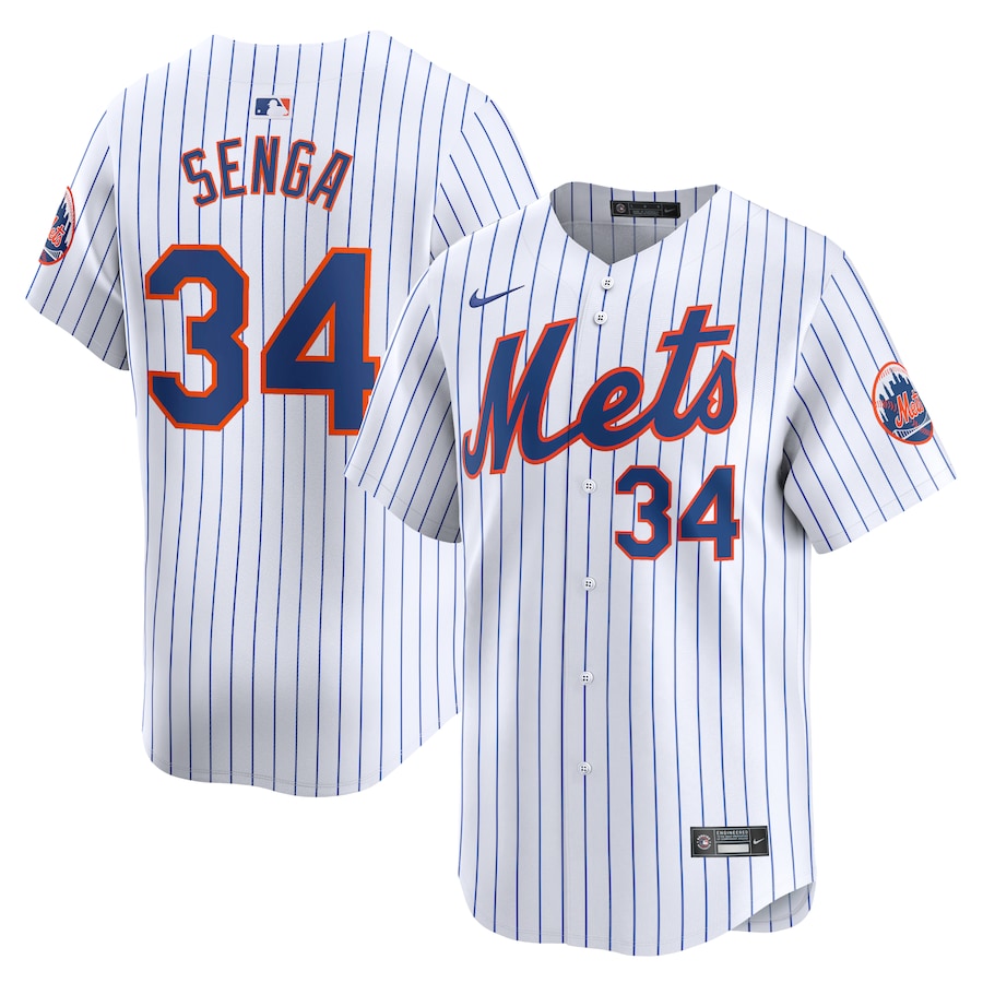 Kodai Senga New York Mets 2024 MLB World Tour London Series Home Limited Player Jersey White