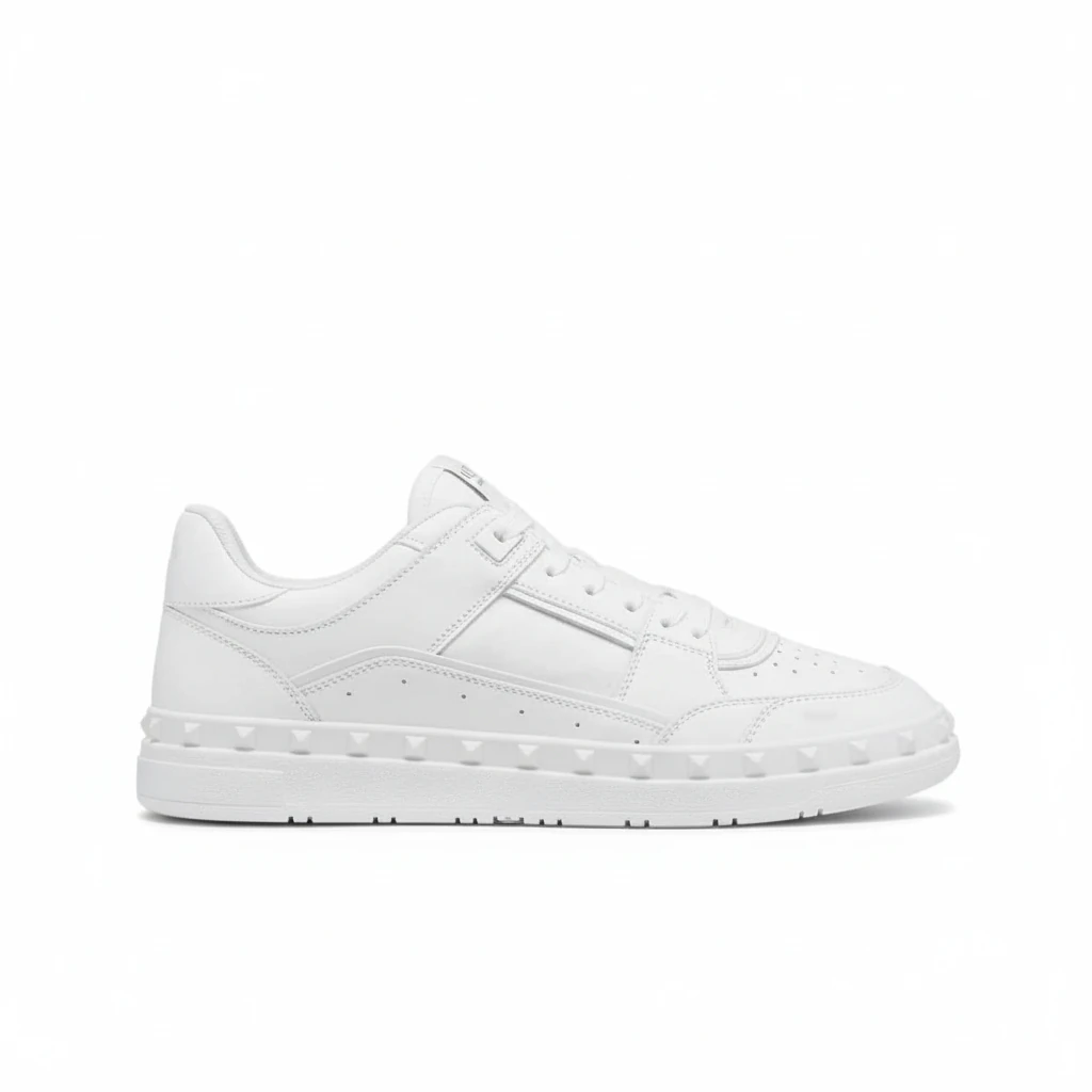 Valentino Garavani Freedots Low Top Sneaker In Leather White 4Y2S0H43Rdg 0Bo