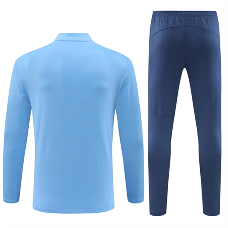 2024-25 Manchester City Light Blue Long Sleeve Training Suit
